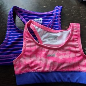 Girls gymnastics dance sports bras crop tops